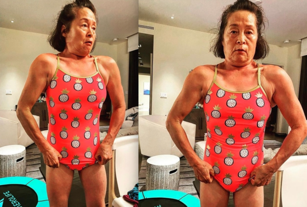 추성훈이 직접 SNS에 탄탄한 근육을 자랑하는 어머니의 사진을 올리기도 했다. / 추성훈 인스타그램
