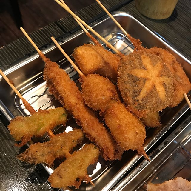 바삭한 일본식 꼬치튀김 쿠시아게 맛집