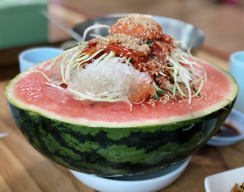맛있을 수박에! 전국 이색 수박 음식