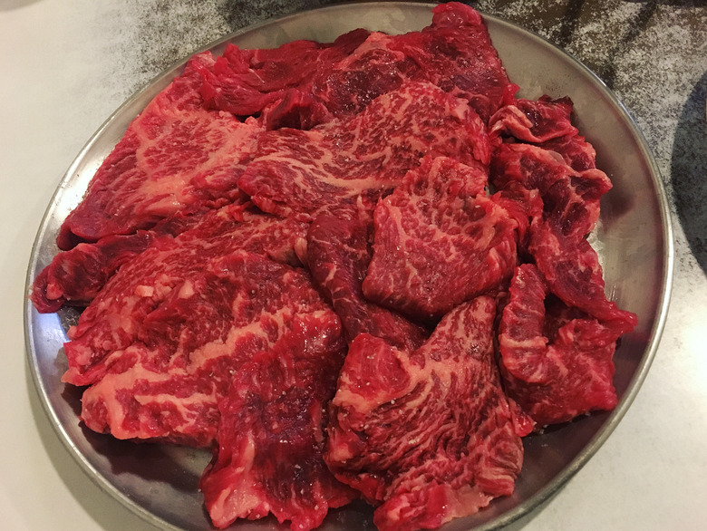 고소한 풍미의 극강 한우 등심구이 맛