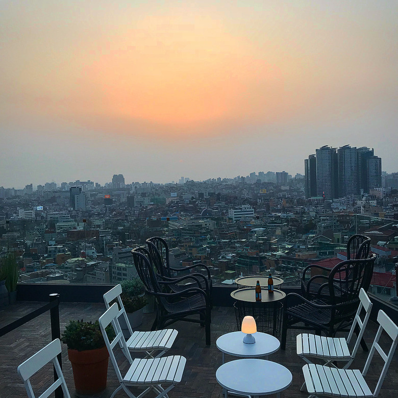 멋진 경치는 덤, 남산 소월길 루프탑