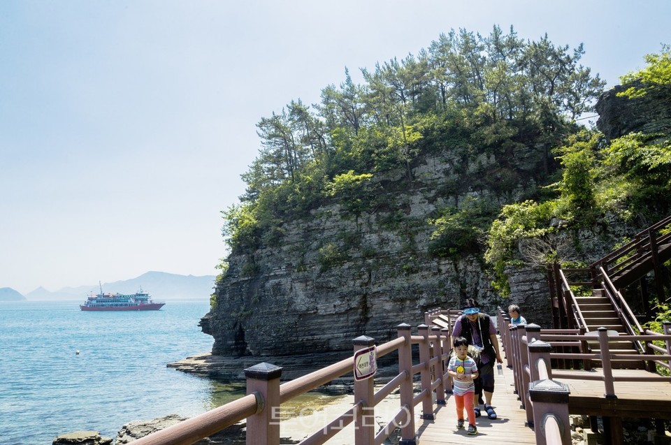 고성 상족암군립공원 산책로