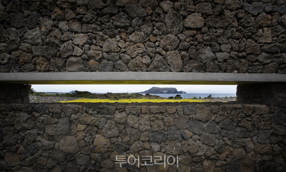 휘닉스 제주 섭지코지 유민미술관 포토존