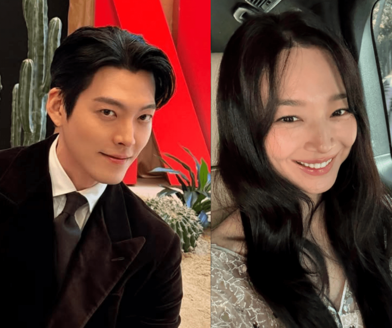 사진=김우빈, 신민아 인스타그램 갈무리