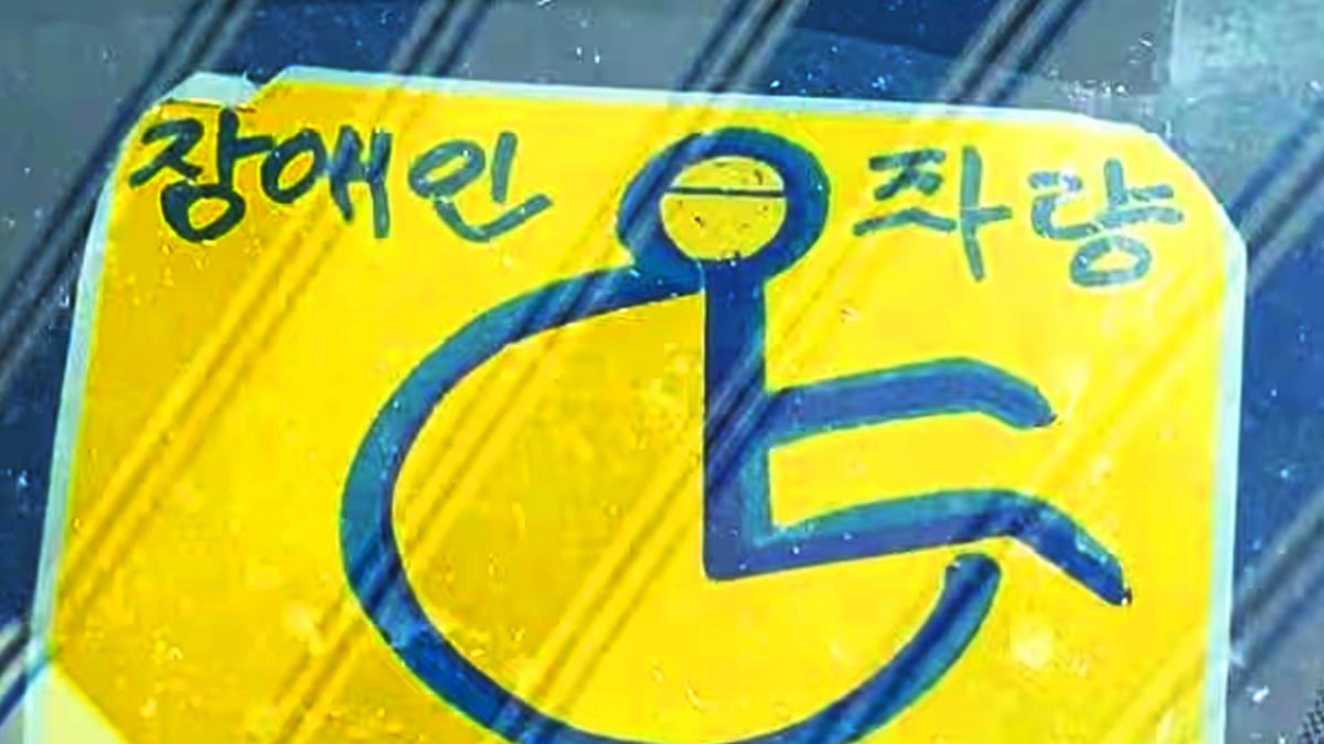 장애인 주차 표지 위조