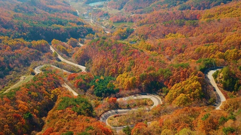 도마령 드라이브 코스 / 출처: 영동군 공식 블로그