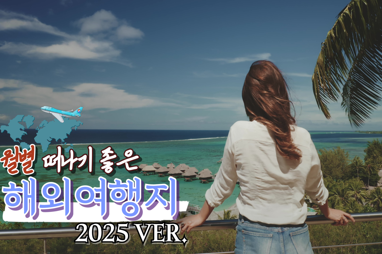 한 번에 알아보는 2025 월별 해외 여행지 / 인포매틱스뷰
