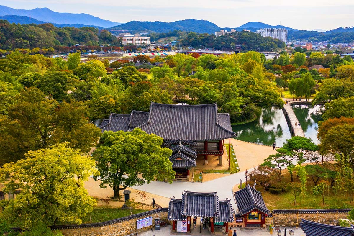 광한루원 전경 