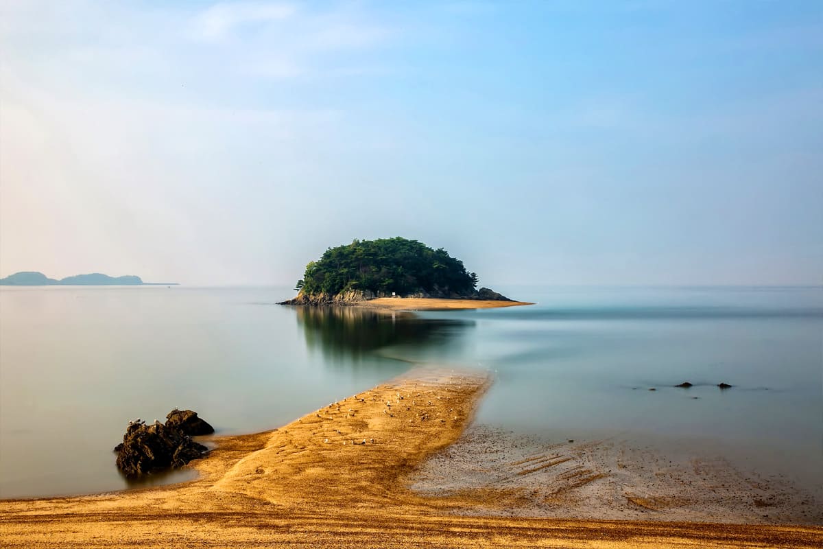 선재도 목섬 전경