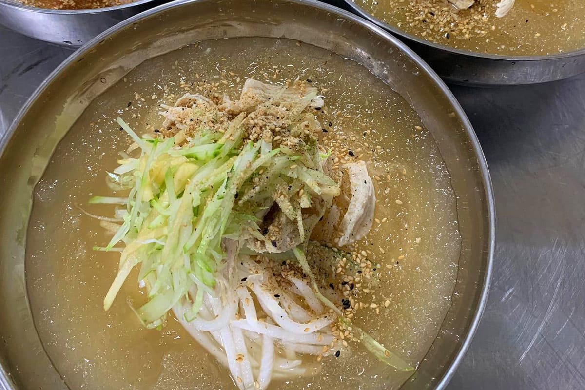 새콤한 초계국수 