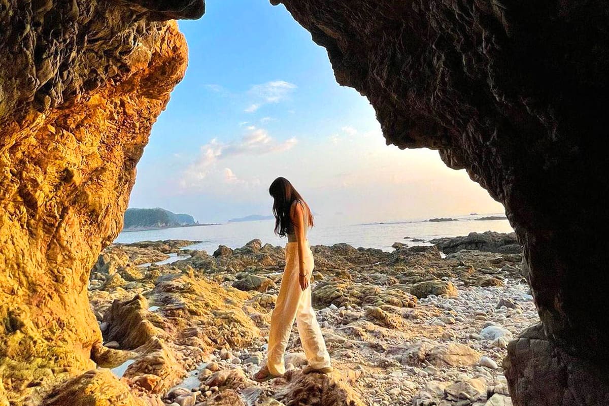 영흥도 노가리해변 해식동굴