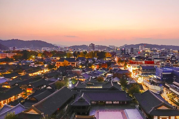 아름다운 전주 한옥마을 전경 /사진=게티이미지뱅크