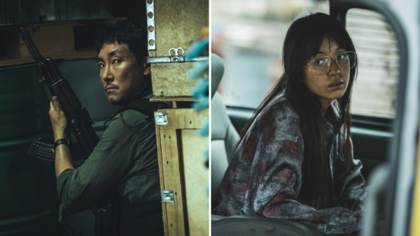 독전2 원호 역을 맡은 조진웅, 큰칼 역을 맡은 한효주 /사진=독전2 스틸컷