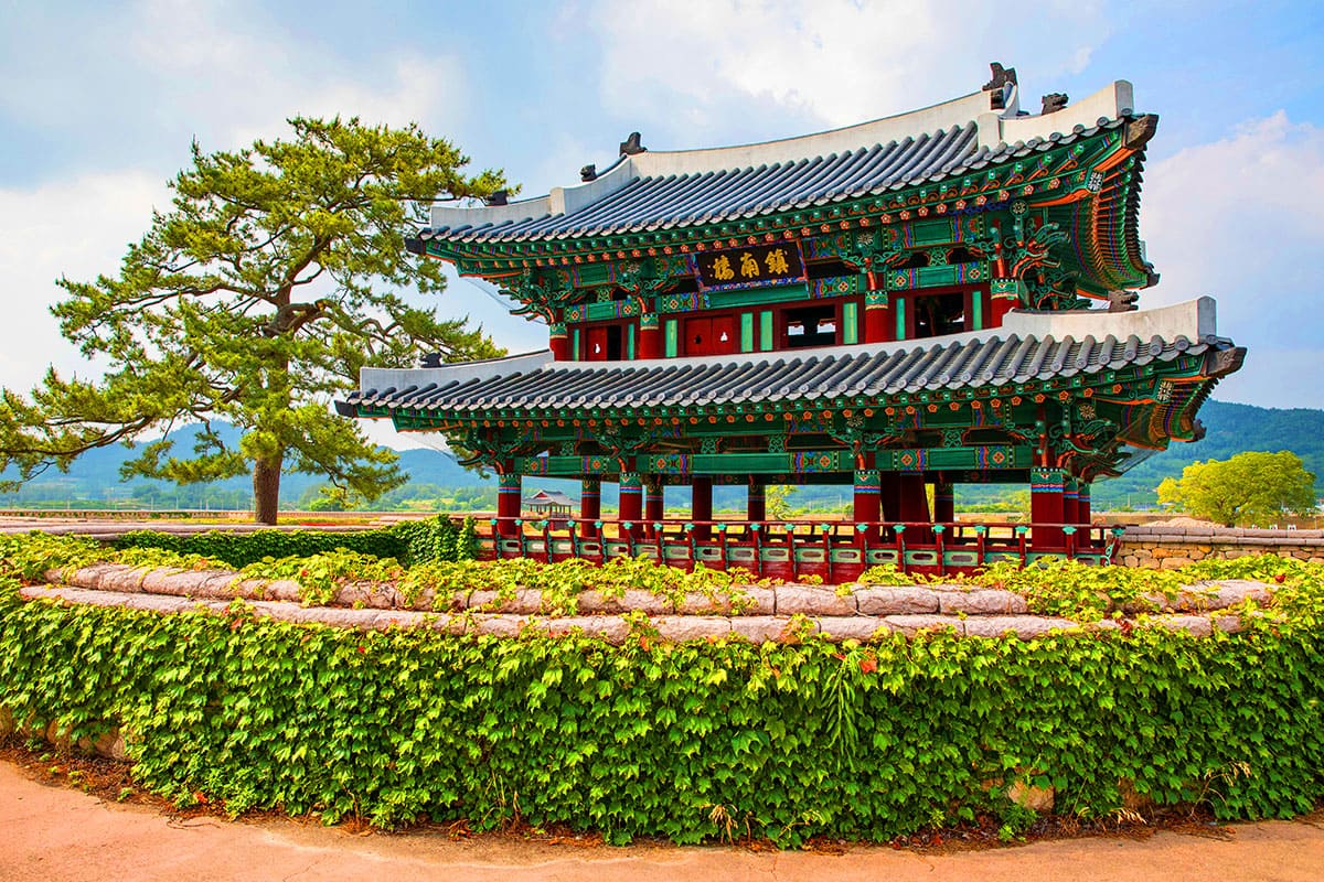전라병영성지 여름 풍경  
