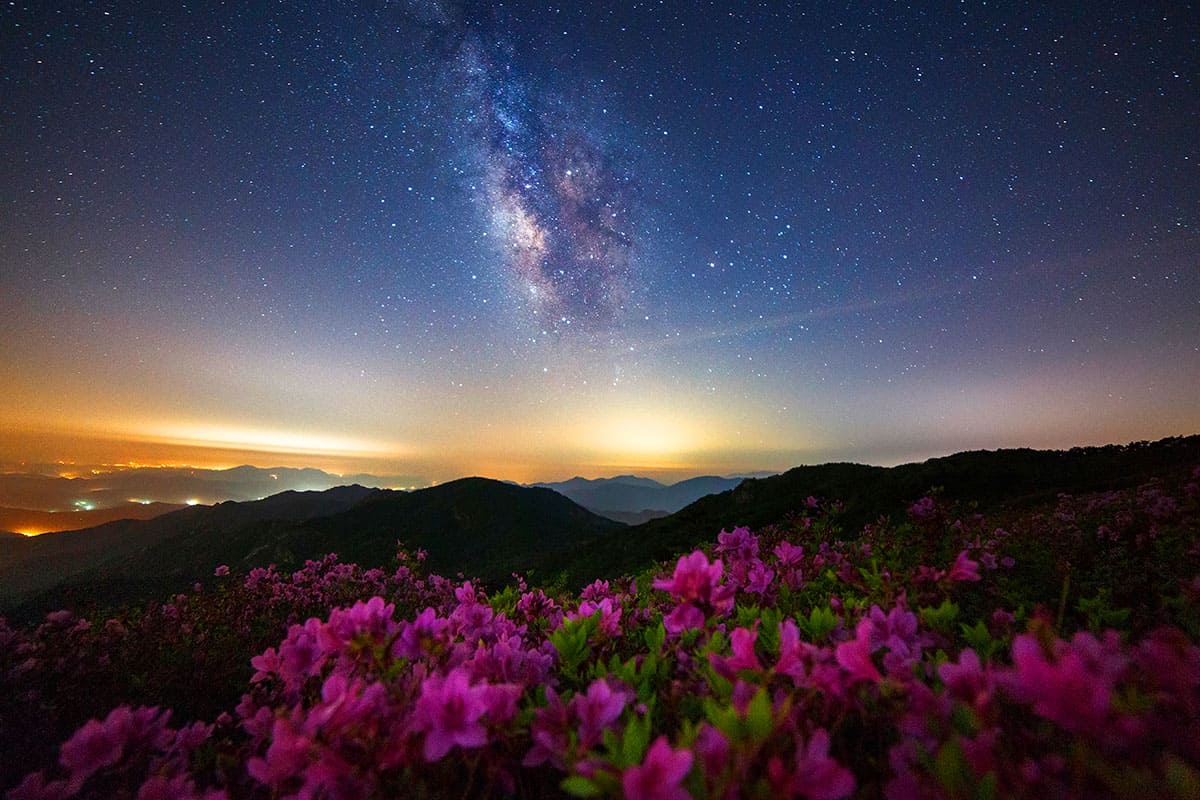 황매산 은하수 