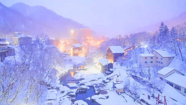겨울 조잔케이 온천 / 사진=skiing-hokkaido