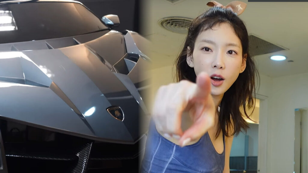 외제차 선물받은 태연