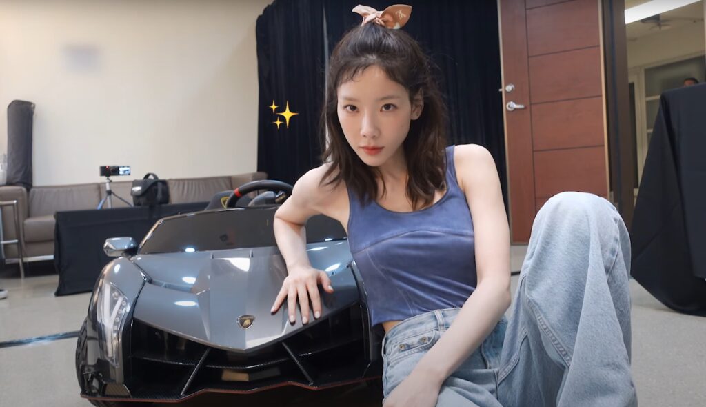 팬 선물 인증한 태연