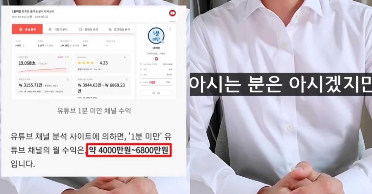 유튜브 '1분 미만'