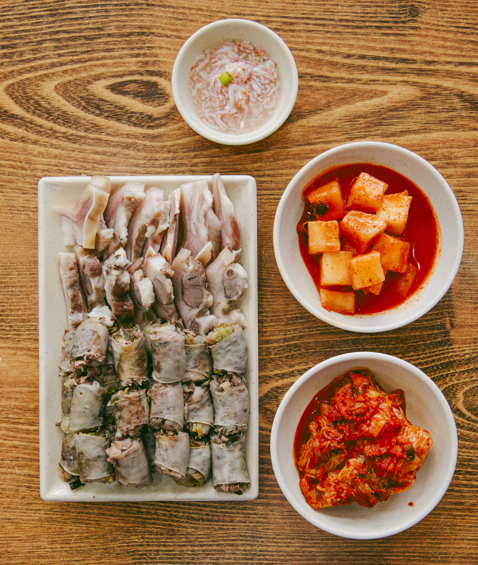중앙식당의 모둠순대