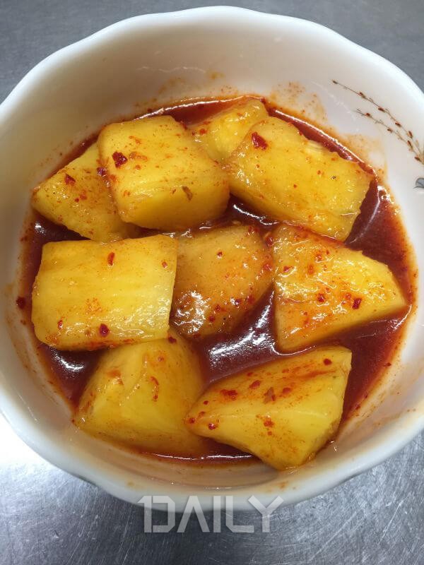 파인애플김치는 어떤 맛? 독특한 재료