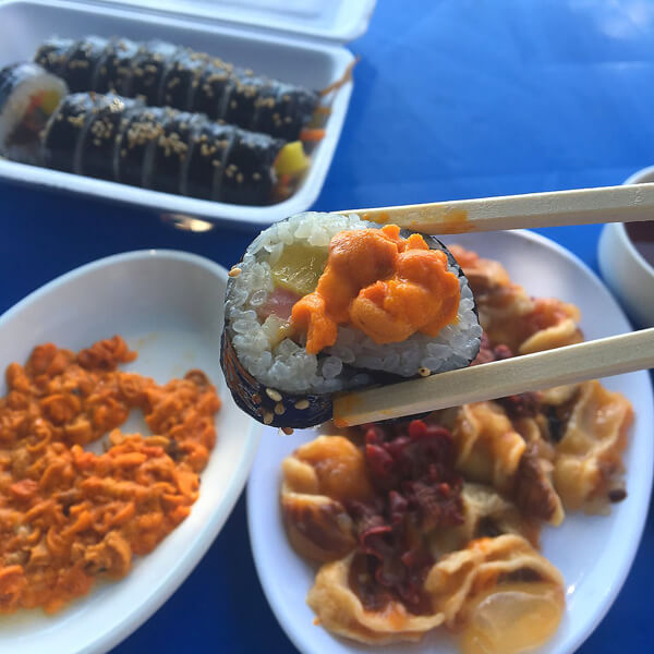 일품요리로도 손색없는 전국 이색 김밥