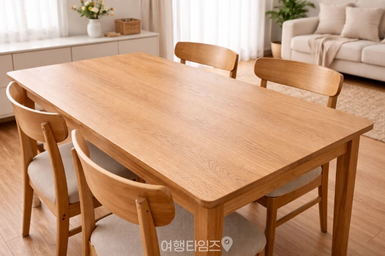 원목 식탁 얼룩 제거 / 사진=여행타임즈