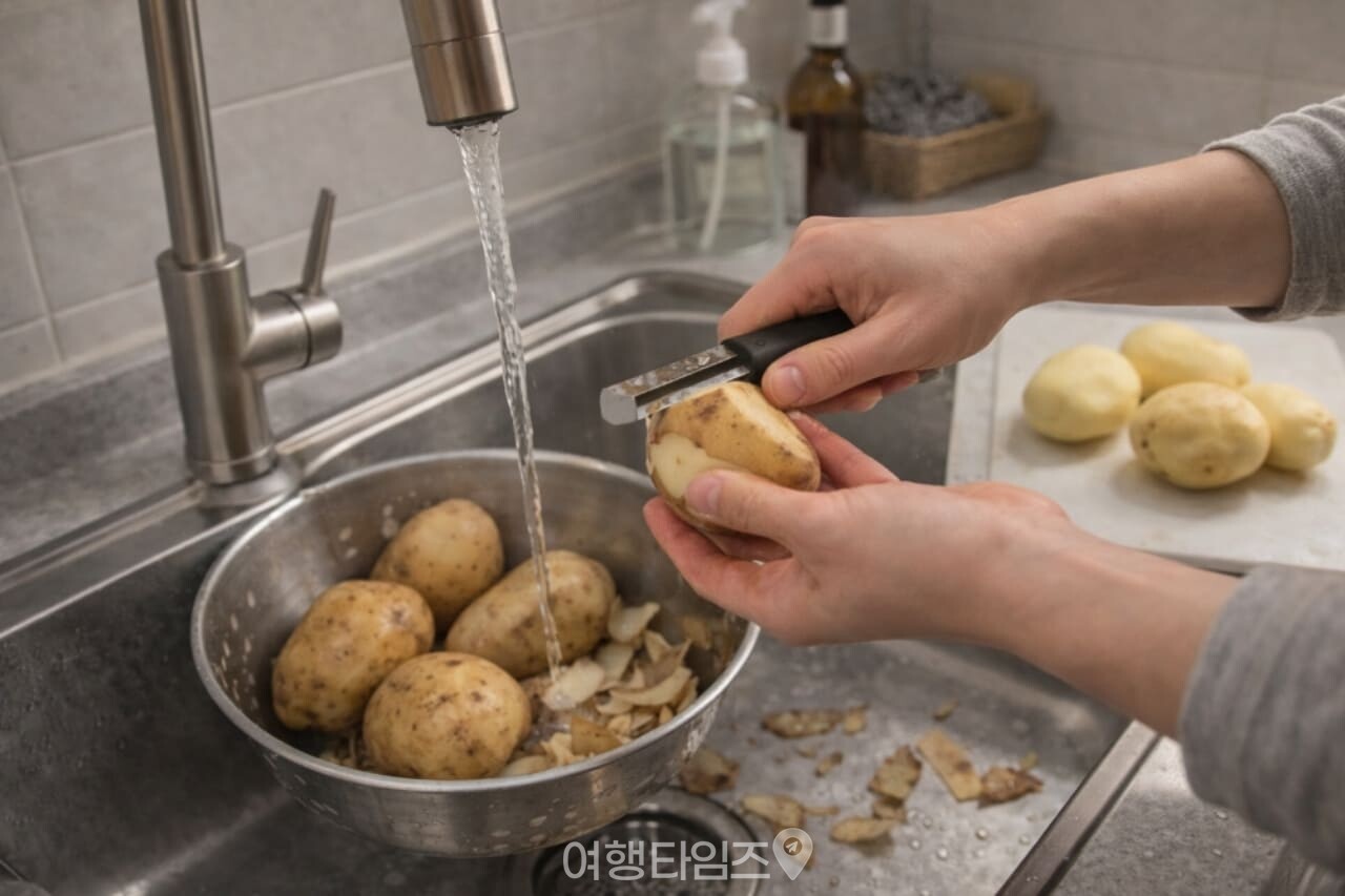 감자껍질 / 사진=여행타임즈
