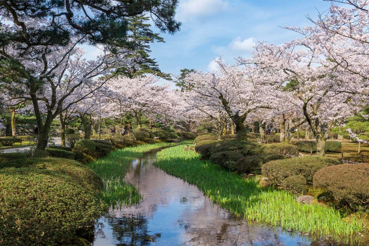 일본 최대 규모의 정원 중 하나인 겐로쿠엔 / 사진=©Kanazawa City