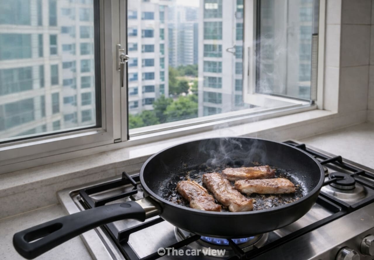 주방 냄새 제거 방법 / 사진=더카뷰