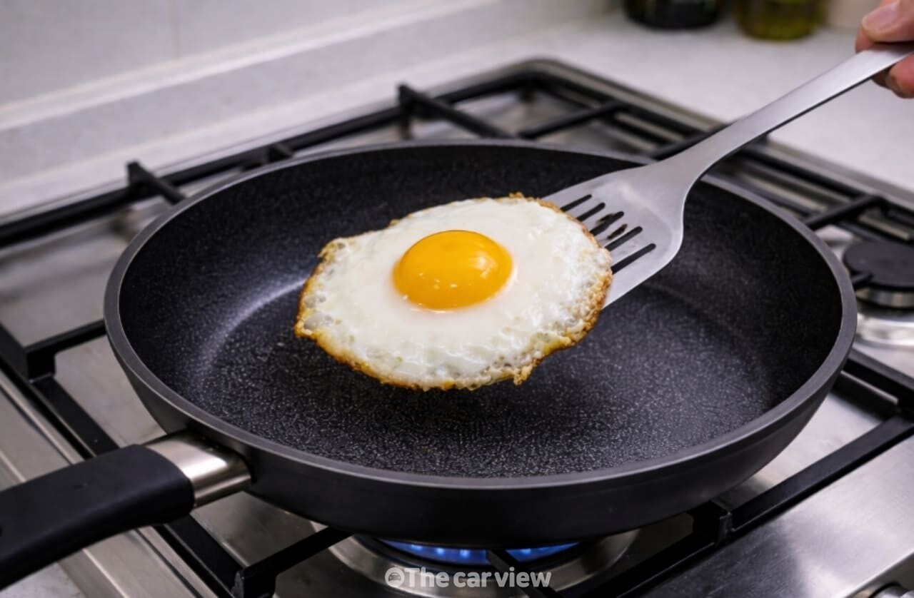 코팅 후라이팬 설거지 / 사진=더카뷰