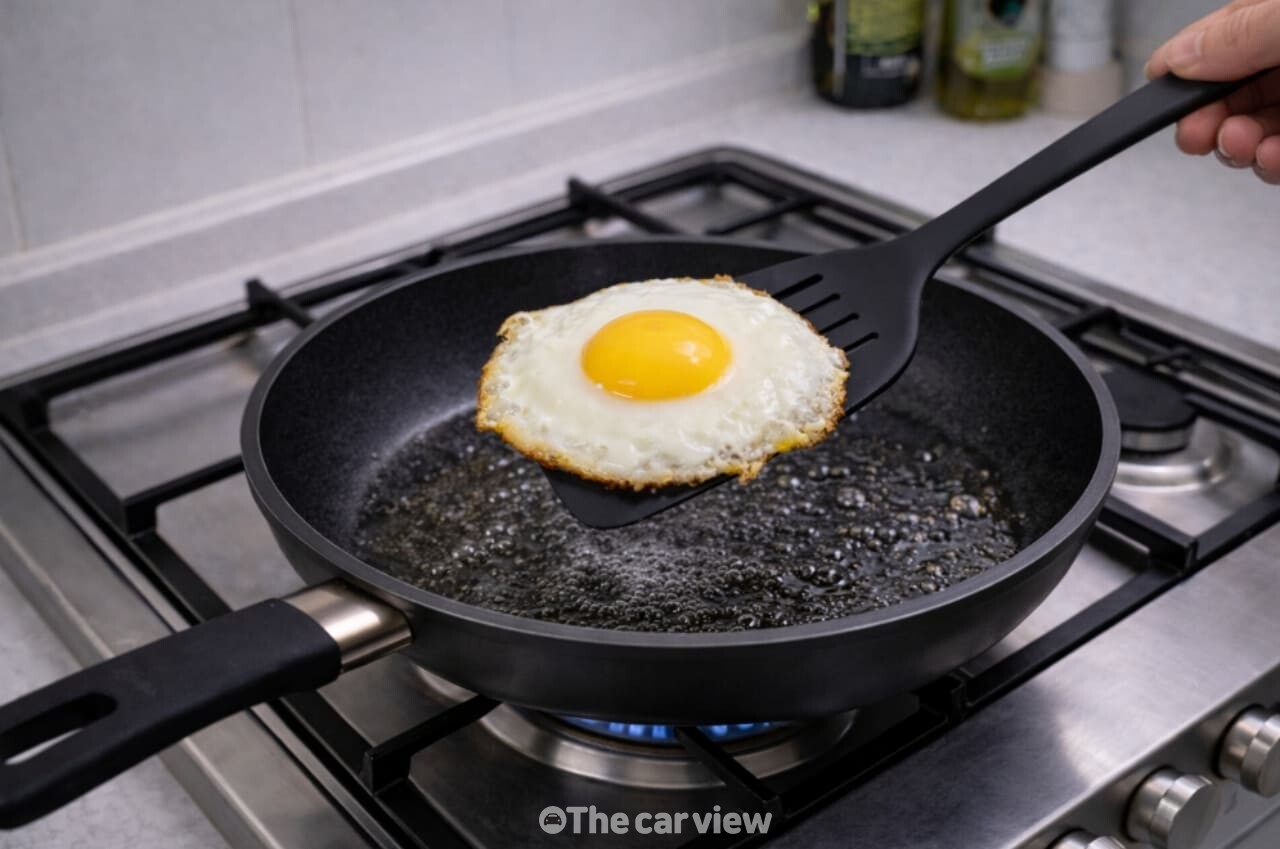 코팅 후라이팬 설거지 / 사진=더카뷰