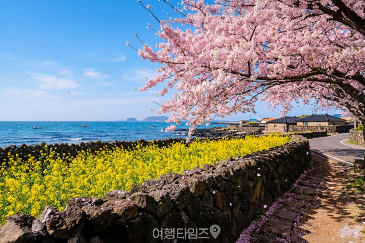 제주 유채꽃 벚꽃 명소 가시리 / 사진=게티이미지뱅크