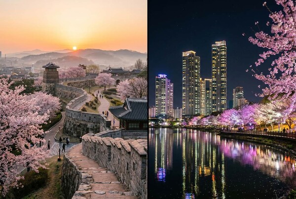 수원 벚꽃 명소 추천 / ⓒ인포매틱스뷰