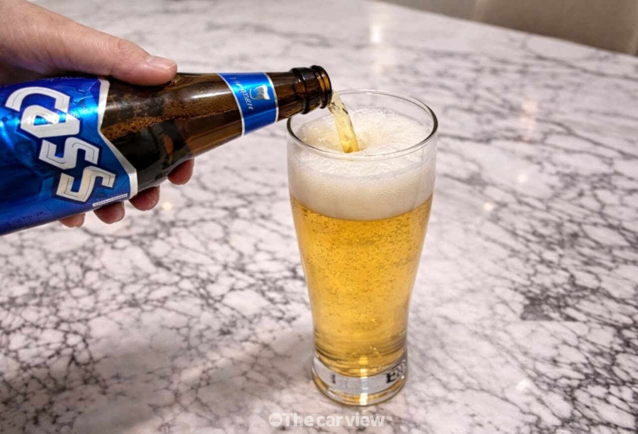 맥주로 화장실 변기 청소 / 사진=더카뷰