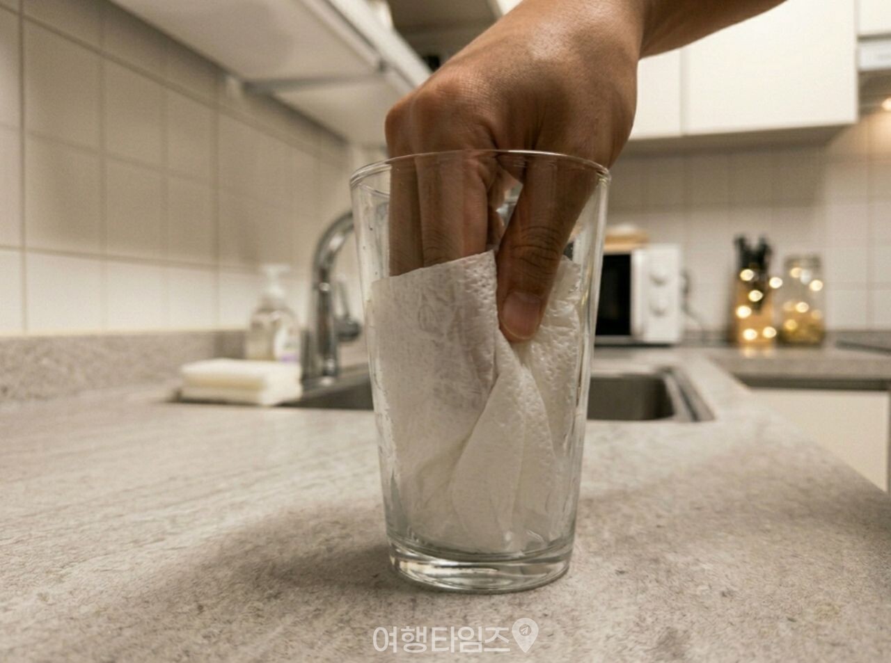 유리컵 물때 설거지 / 사진=여행타임즈