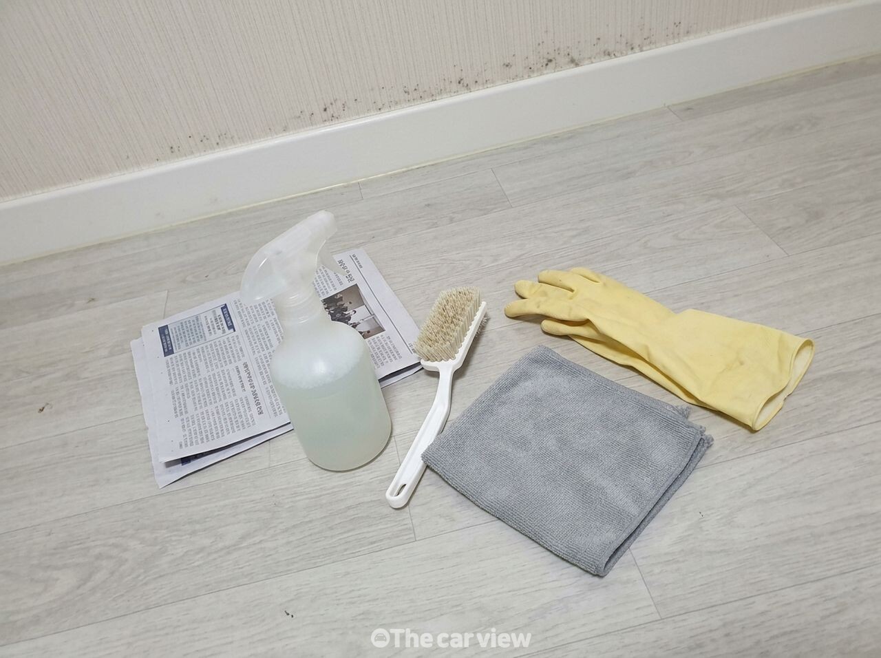벽지 곰팡이 제거 / 사진=더카뷰