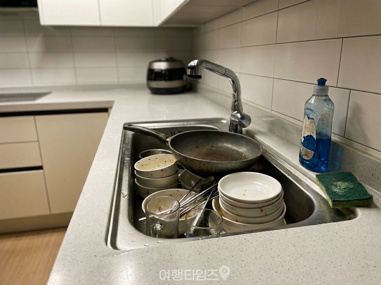 주방 세제 절약 설거지 방법 / 사진=여행타임즈