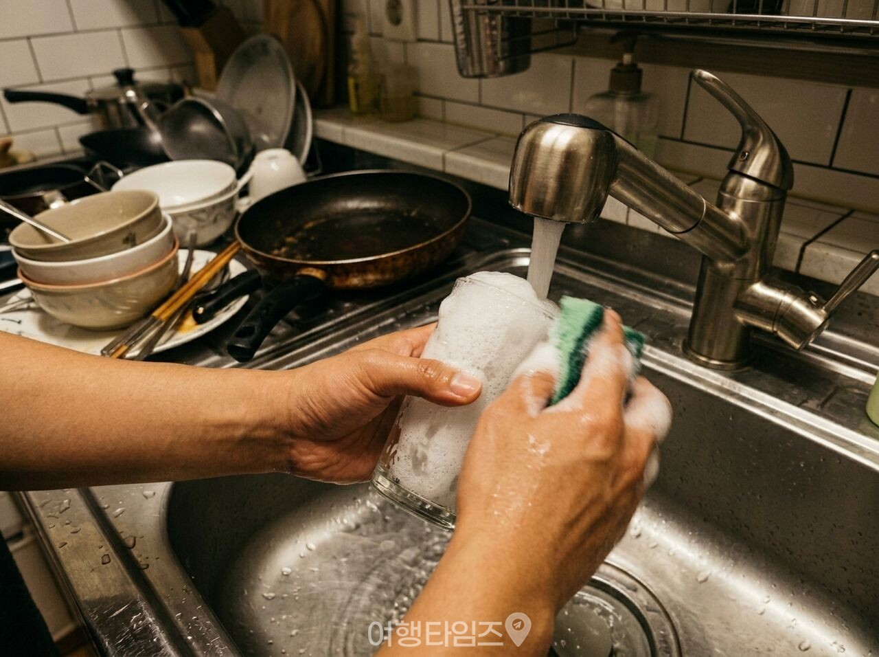 주방 세제 절약 설거지 방법 / 사진=여행타임즈