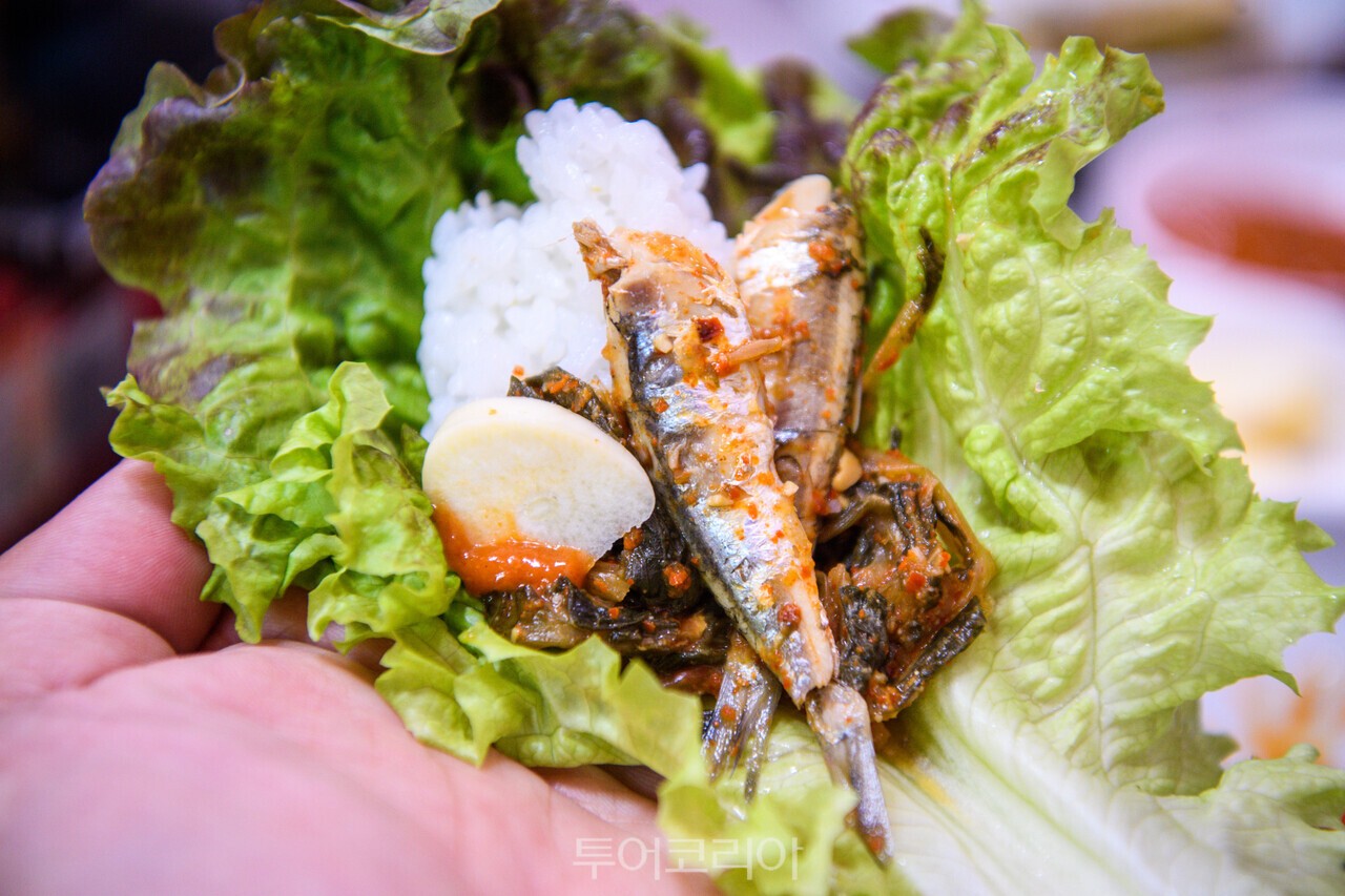 남해 멸치쌈밥 / 사진-남해군