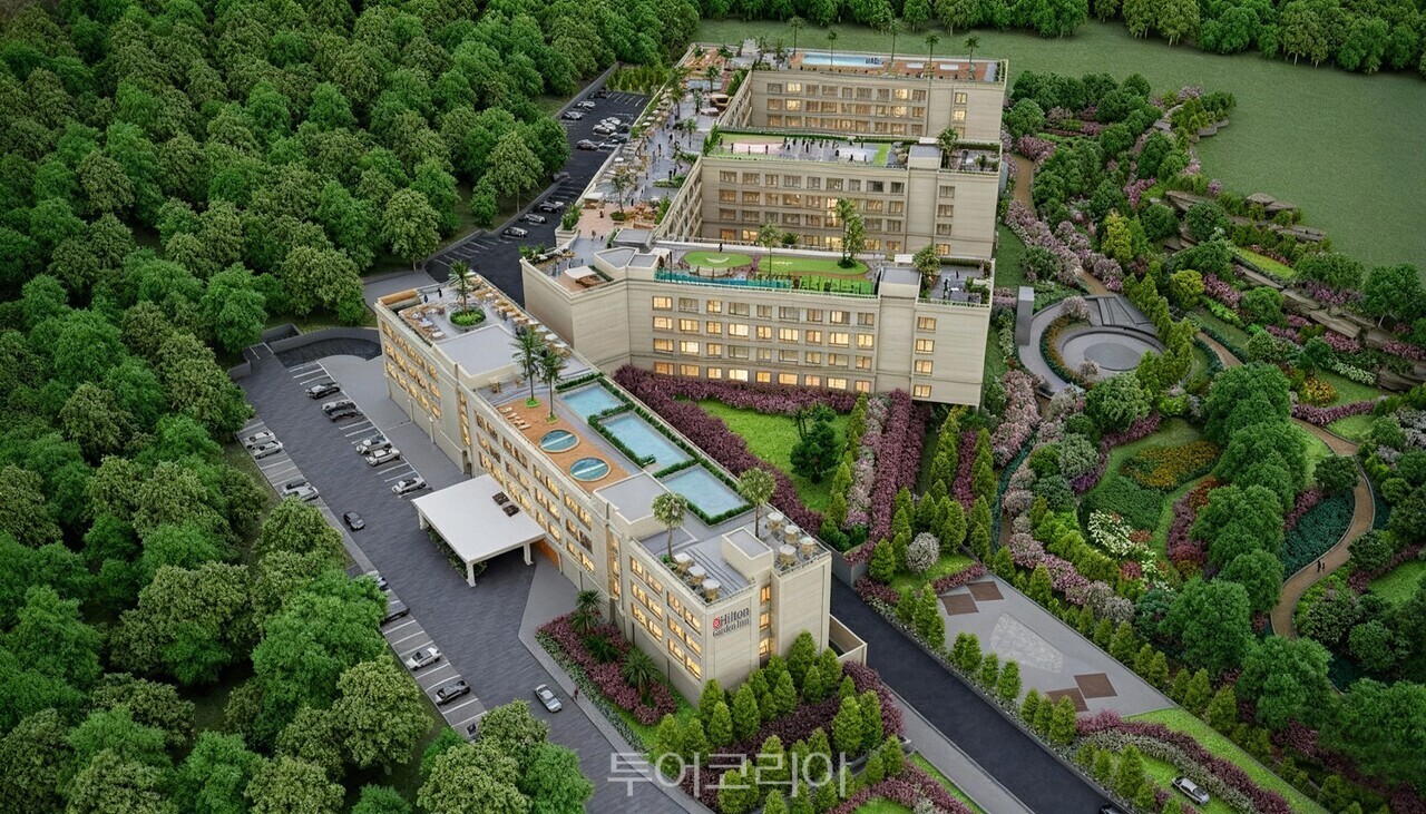  힐튼 가든 인 부산 기장 예상 조감도 /사진-힐튼