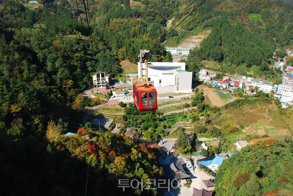 울릉도 독도박물관과 케이블카/사진-경상북도