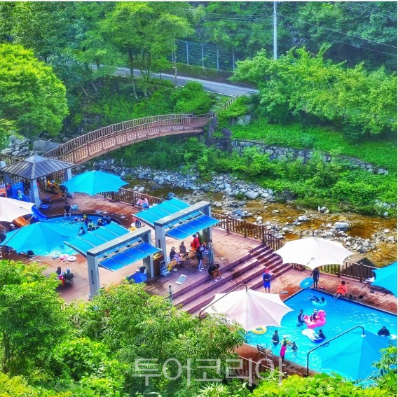 김천수도산 자연휴양림 물놀이장/사진=경북도