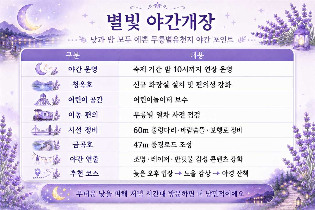 야간개장 루트 추천  / ⓒ인포매틱스뷰