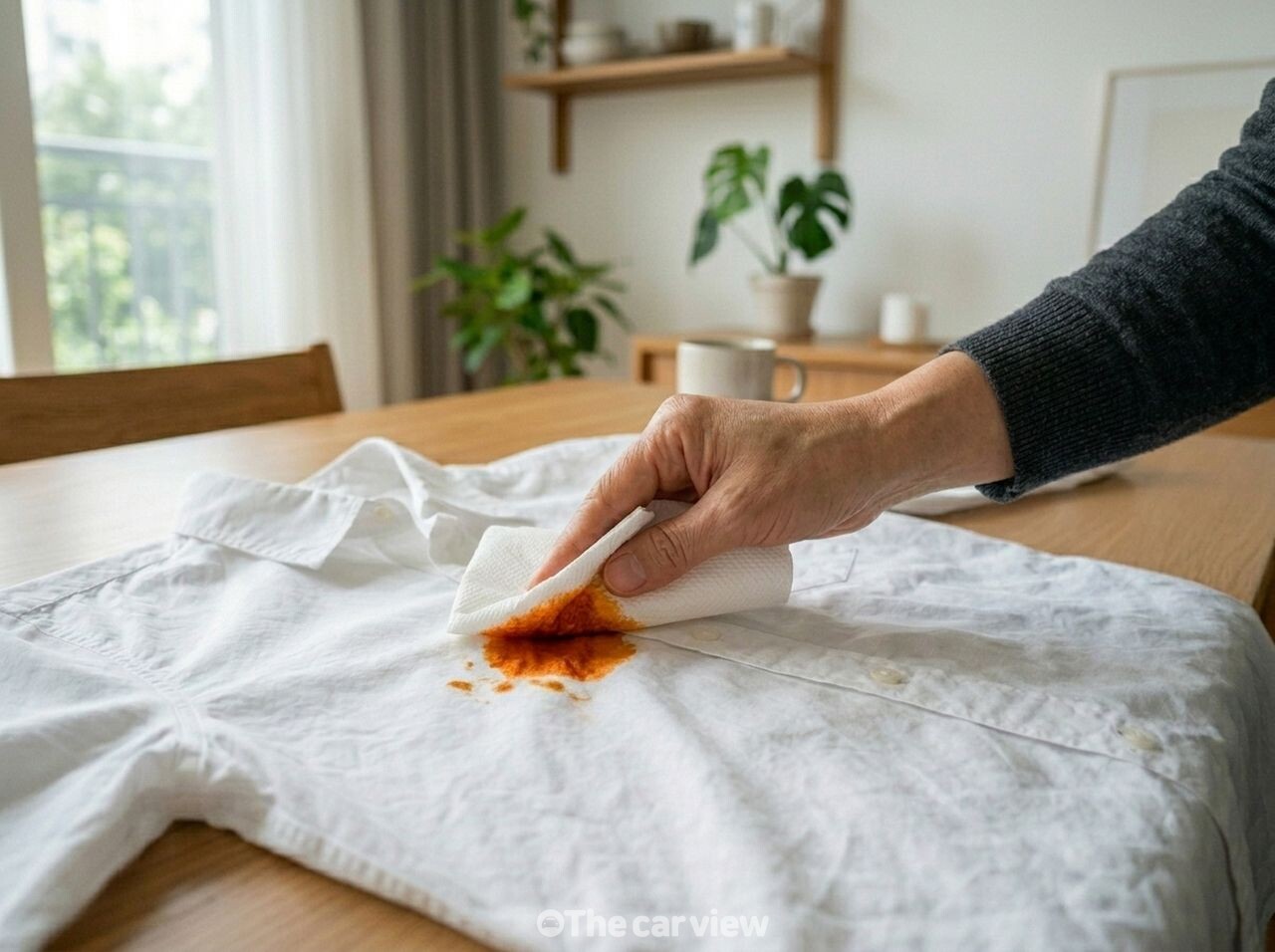 김치국물 얼룩 빨래 / 사진=더카뷰