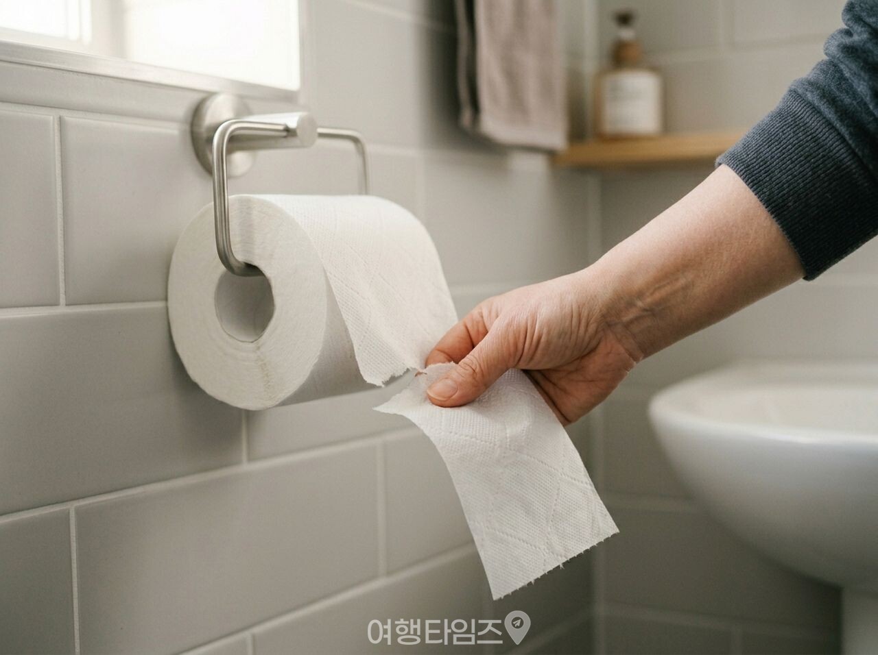 화장실 휴지 방향 / 사진=여행타임즈