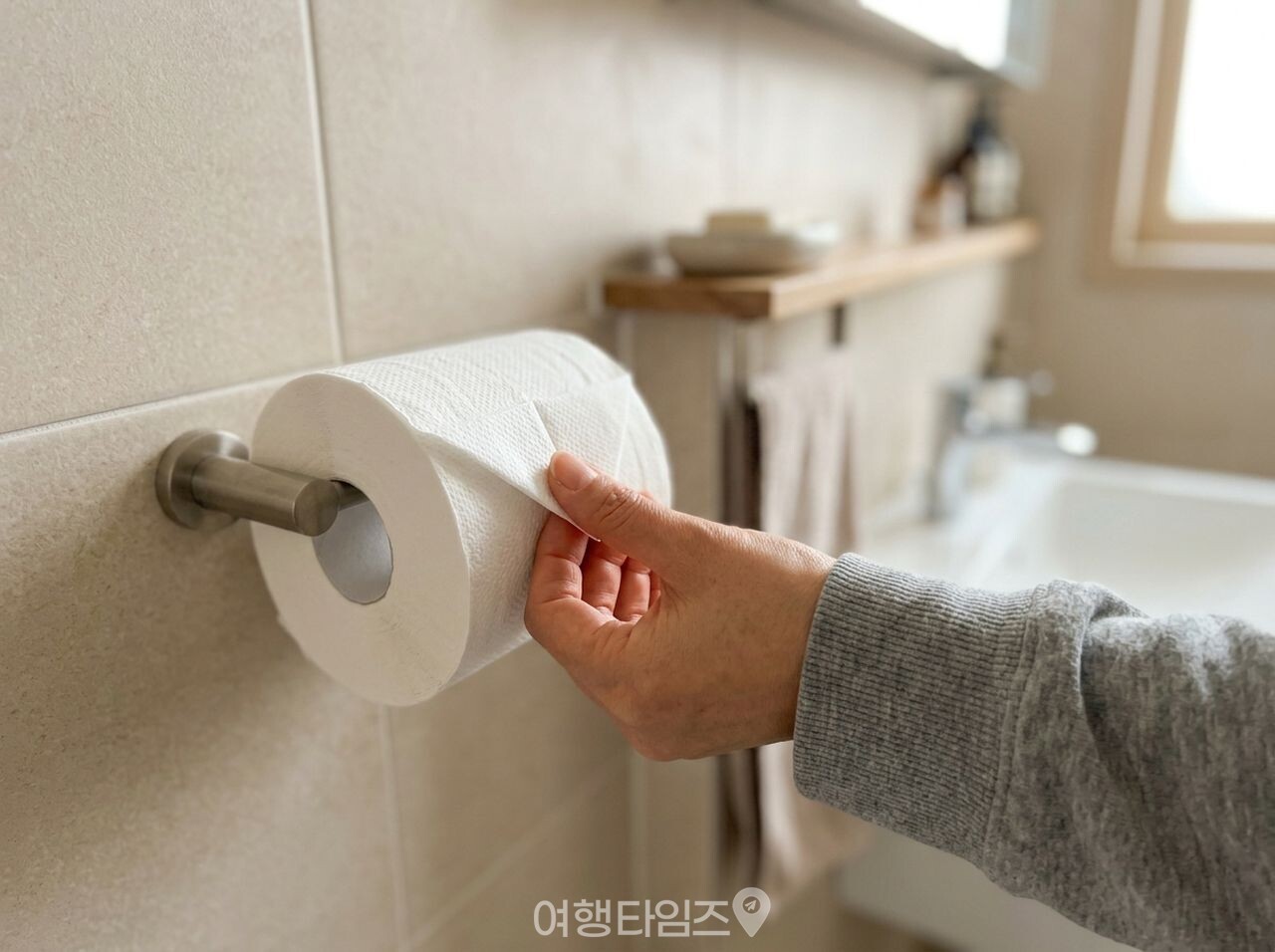 화장실 휴지 방향 / 사진=여행타임즈