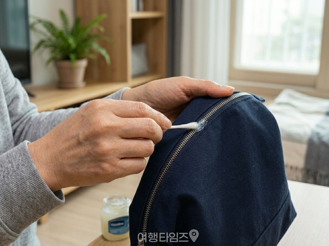 뻑뻑한 지퍼 / 사진=여행타임즈