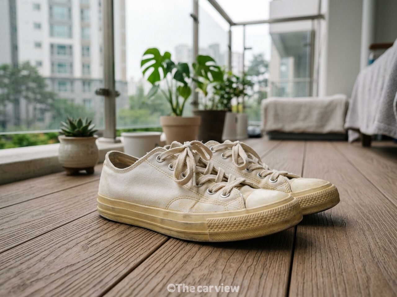 흰 운동화 빨래 / 사진=더카뷰