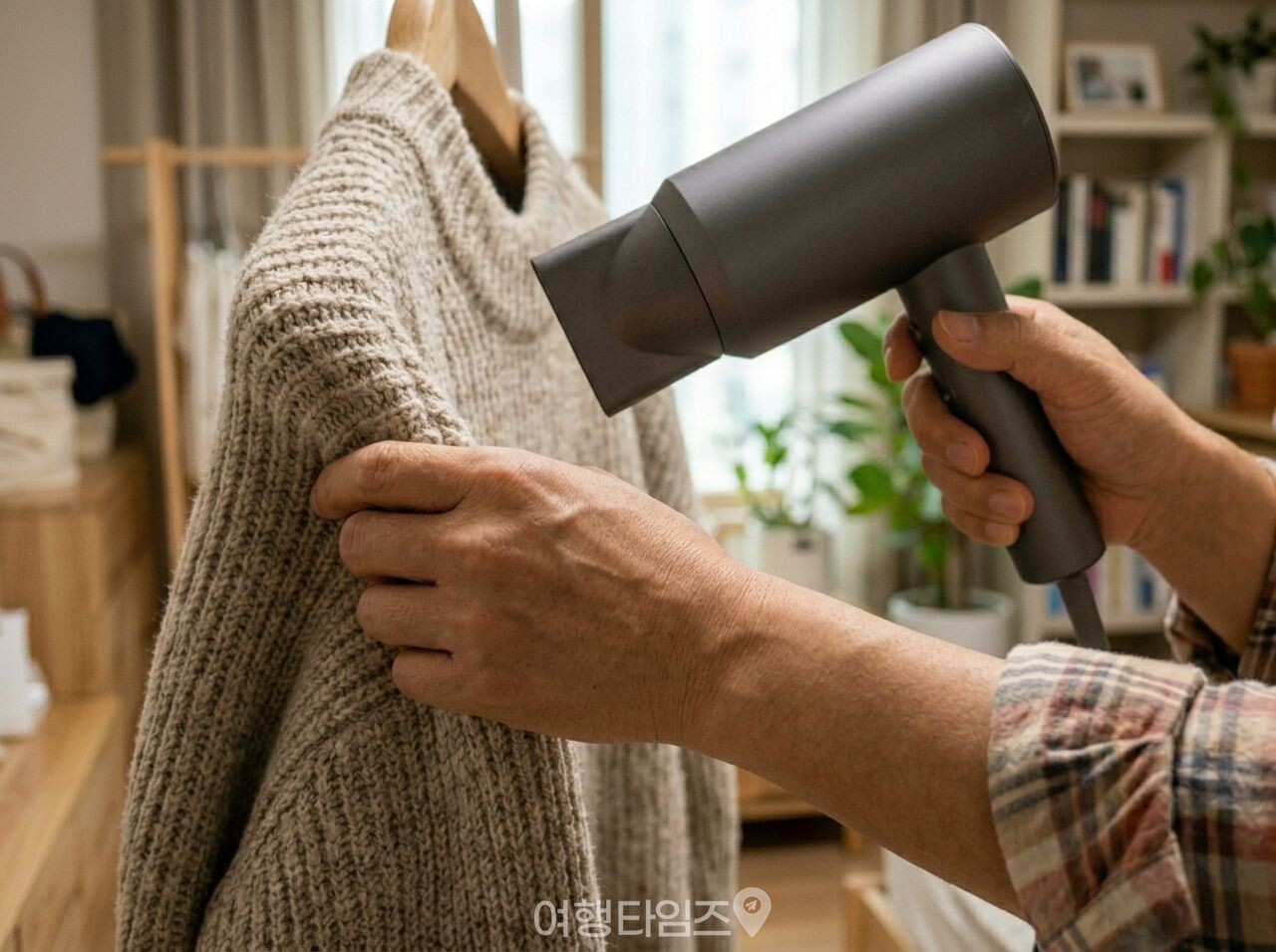 니트 옷걸이 어깨뿔 / 사진=여행타임즈